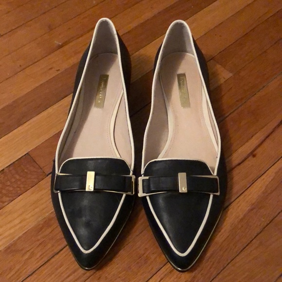 Louise et Cie Shoes - Louise et Cie gold, white & black loafers - size 7